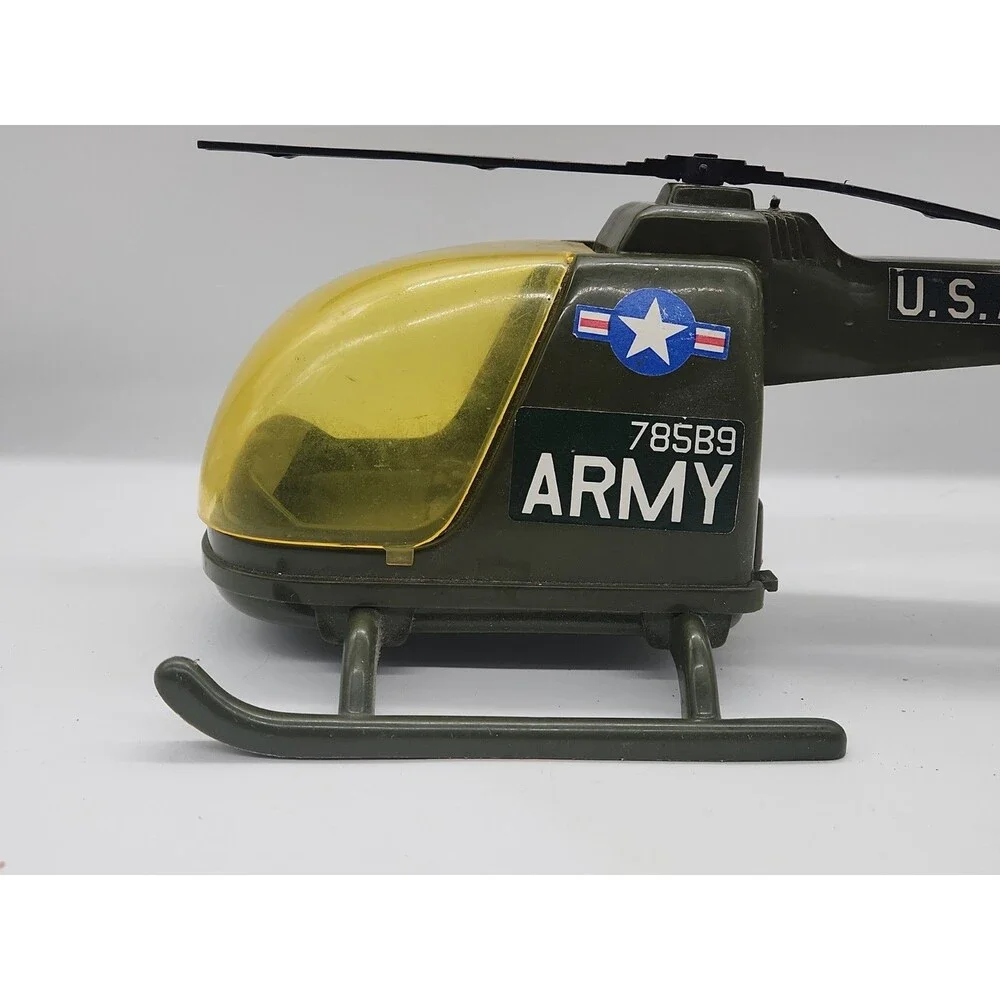 Gay Toys Inc. U.S. Army Military Helicopter Item 785 Green/Yellow Plastic USA